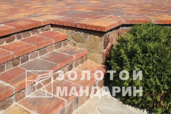 Тротуарная плитка Пассион 60 мм Модена ТМ Золотой Мандарин