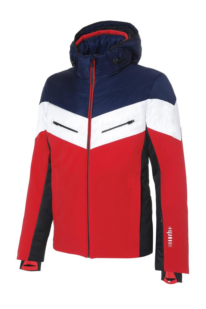 grand couloir jacket red - blue - white