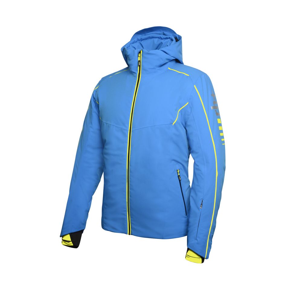 prime jacket lake blue - acid green