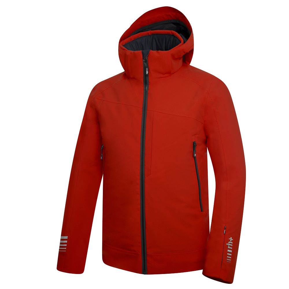 orion jacket acid red - grey