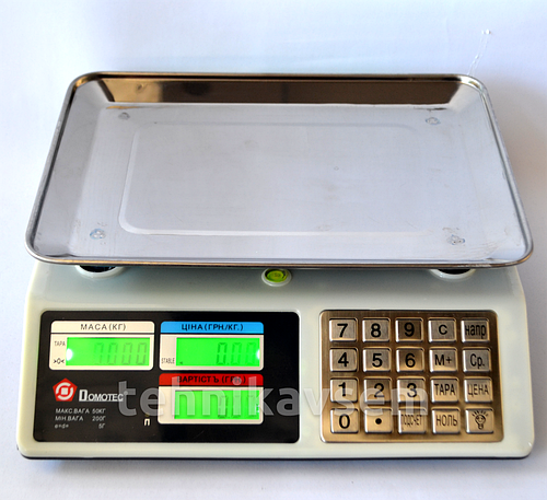Весы торговые Domotec 50 кг