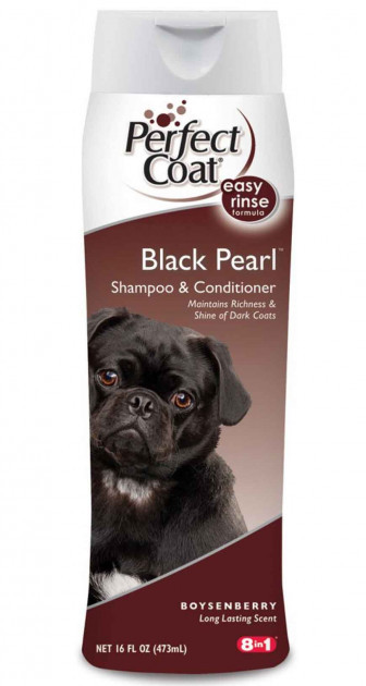 Шампунь-кондиционер для собак с темной шерстью "Black Pearl Shampoo and Conditioner" 8 in 1 BGL-IN-16