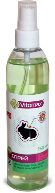 Эко-спрей Vitomax против блох и клещей для декоративных грызунов 150 мл (300321) (4820150200176)