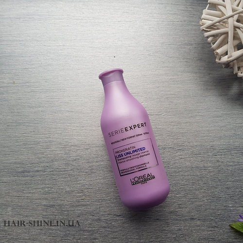 Шампунь для вьющихся волос-L'Oreal Professionnel Liss Unlimited Shampoo 300мл
