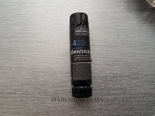 Безаммиачный окрашивающий гель для волос 50ml - L'Oreal Professionnel Cover 5 4 (Шатен)