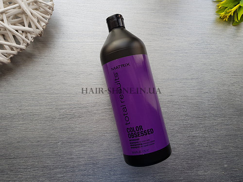 Шампунь для окрашенных волос с антиоксидантами Matrix Total Results Color Obsessed Shampoo 1000мл