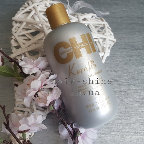 Восстанавливающий кератиновый шампунь CHI Keratin Reconstructing Shampoo 355