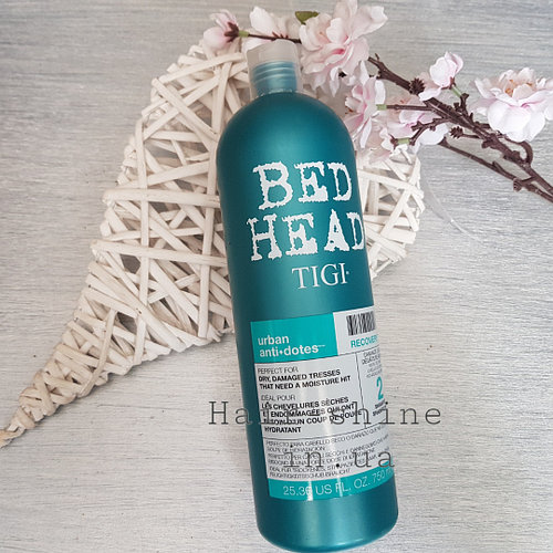 Шампунь увлажняющий для сухих и поврежденных волос Tigi Bed Head Urban Anti+Dotes Recovery Shampoo 750 мл