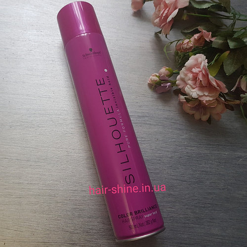 Лак яркость цвета суперсильной фиксации Schwarzkopf Silhouette Color Brilliance Hairspray Super Hold 750 ml
