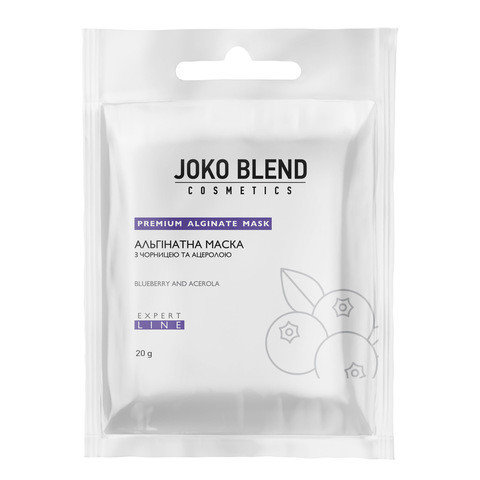 Альгінатна маска з чорницею і ацеролою 20 г Joko Blend Mask