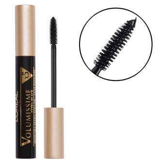Тушь для ресниц L'OREAL Paris Volumissime Carbon black *5 Black (чёрная)