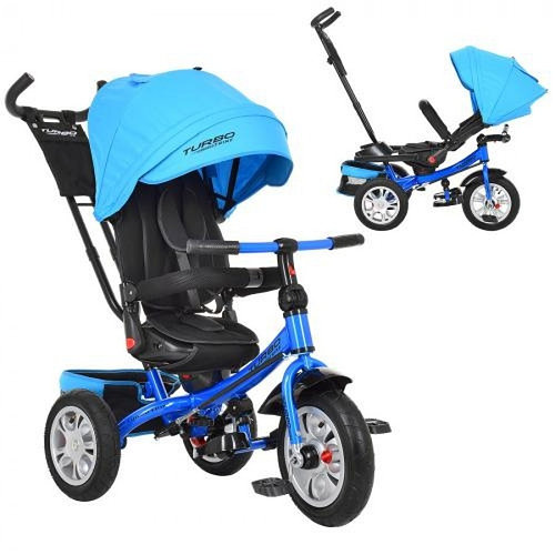 Велосипед трехколесный TURBOTRIKE M 3646 А голубой