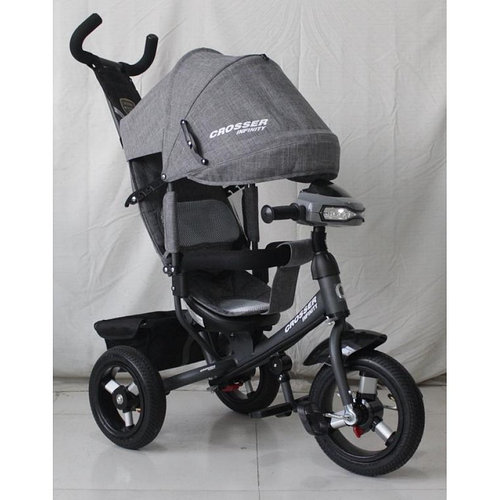 Велосипед трехколесный Crosser One T1 ECO AIR серый