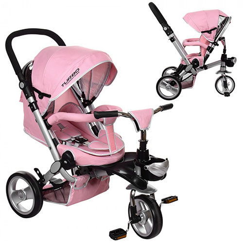 Велосипед трехколесный TURBOTRIKE M AL3645 розовый