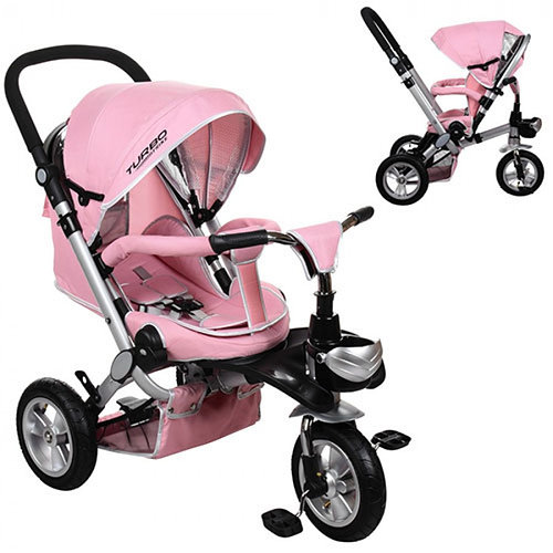 Велосипед трехколесный TURBOTRIKE M AL3645A розовый