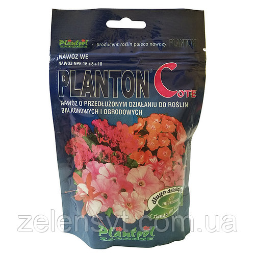 Добриво для городніх квітів і домашніх вазонів PLANTON C (200 г) від Plantpol Zaborze, Польща
