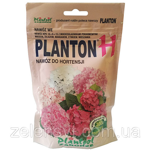 Добриво для гортензій PLANTON H (200 г) від Plantpol Zaborze, Польща