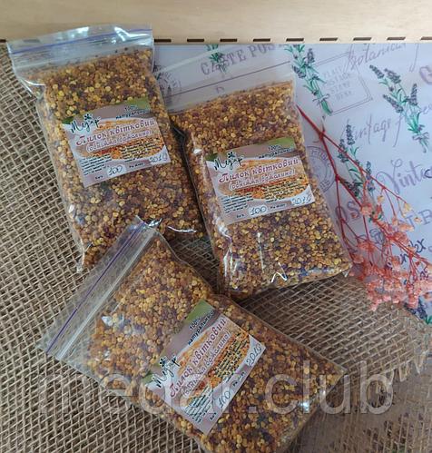 Пилок квітковий 100 гр, пыльца цветочная, пыльца-пчелиная обножка