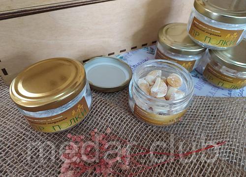 Прополісні льодяники (великі) в баночці, 20 шт, прополисные леденцы, прополис