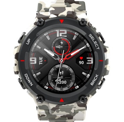 Смарт-часы Xiaomi Amazfit T-Rex (Camo Green) EU.