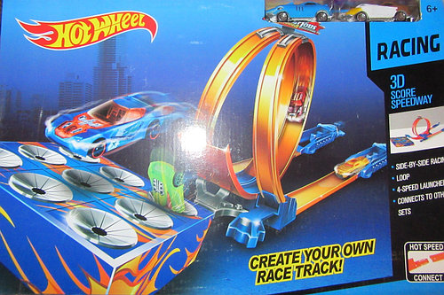Трек Hot Wheel с ячейками