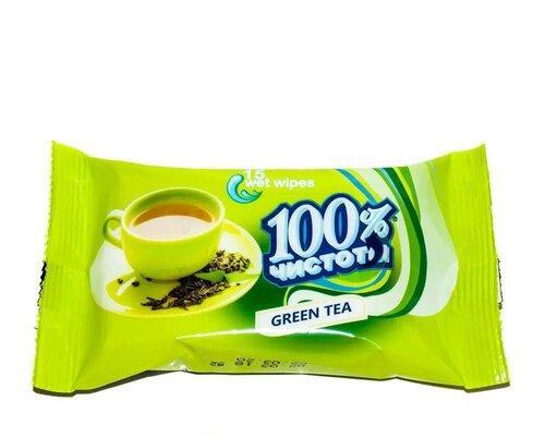 Салфетки влажные 100% чистоты (15шт.)