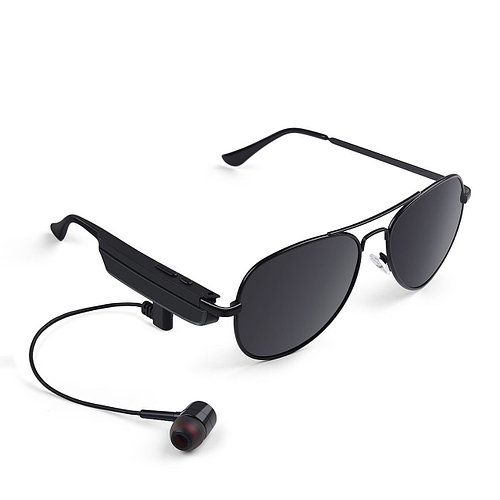 Bluetooth гарнитура-очки Gelete A8 Black беспроводная V4.1 подключение до 10 метров батарея 110 мАч