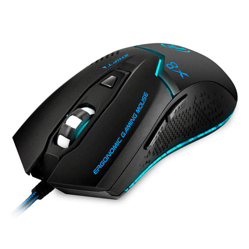 Игровая Мышь iMICE X8 USB Черная 1200/1600/2400/3200 пеключатель dpi подсветка оптическая компьютерная USB