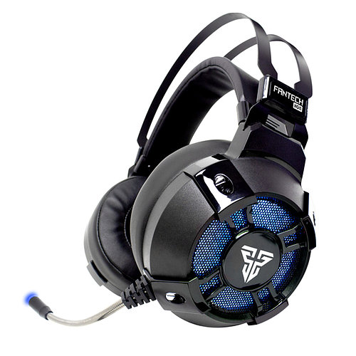 Проводная гарнитура FANTECH HG11 CAPTAIN Black объемный звук 7.1 USB технология True RGB подсветка