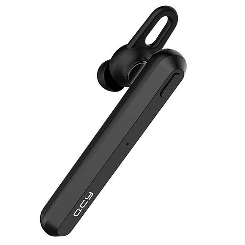 Bluetooth гарнитура QCY A1 Black беспроводная монофоническая в ухо для разговоров Блютуз 5.0 расстояние 10 м