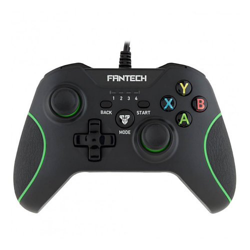 Проводной геймпад Fantech Shooter GP11 Green игровой джойстик PC Sony PlayStation 3 с функцией виброотдачи