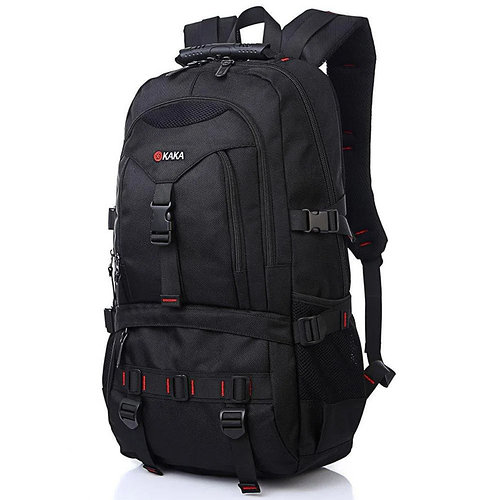 Рюкзак для путешествий KAKA 2020 D Black туристический с замком Backpack водоотталкивающий карман для ноутбука