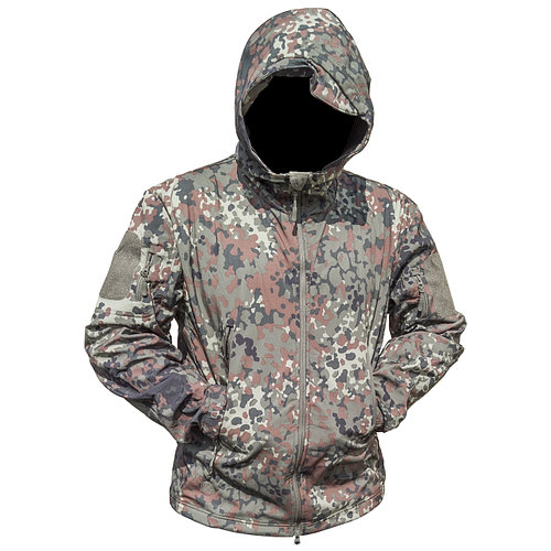 Тактическая куртка Soft Shell ESDY A001 Camouflage ACU XXXL влагозащищенная ветрозащитная ветровка камуфляж
