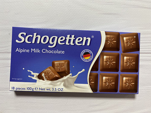 Шоколад шогетен молочный (schogetten) 100г