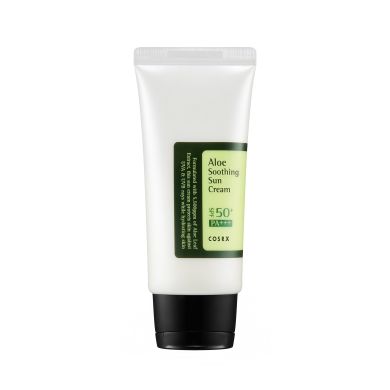 CosRx Aloe soothing Sun cream SPF 50 - сонцезахисний крем з алое
