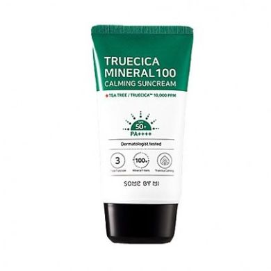 Some By Mi TRUECICA MINERA 100 Calming Suncream SPF 50PA++++ 50ml сонцезахисний крем для обличчя
