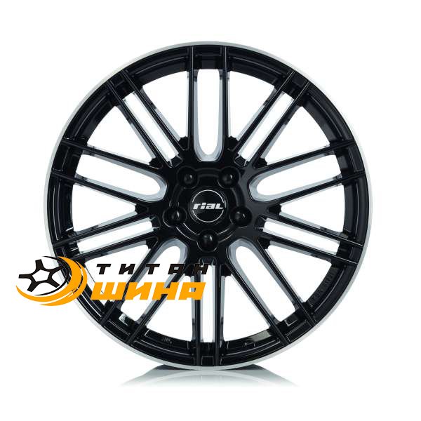Rial Kibo j8x18 PCD 5x112 ET42 DIA70,1 diamond-black lip polished