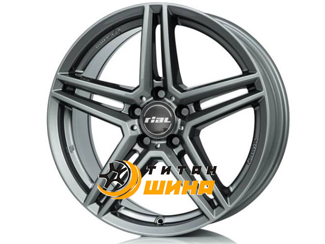Rial M10 j8x18 PCD 5x112 ET43 DIA66,5 metal-grey