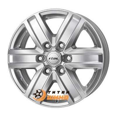 Rial Transporter j6,5x16 PCD 6x139,7 ET56 DIA92,4 polar-silver