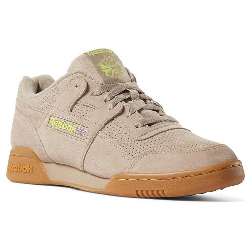 Кроссовки женские оригинальные Reebok Workout Plus Mu коричневые