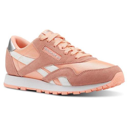 Кроссовки женские оригинальные Reebok Classic Nylon розовые 37