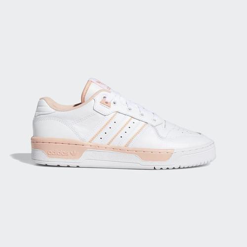 Кроссовки женские оригинальные Adidas Rivalry Low кожаные белые 39