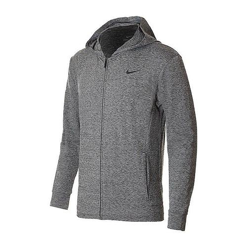 Худи мужское Nike с капюшоном серое M NK DRY HOODIE FZ HPRDRY LT