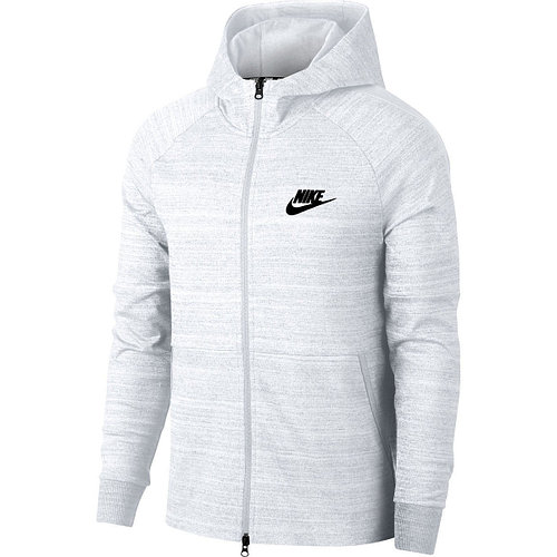 Худи мужское Nike с капюшоном белое M NSW HOODIE FZ AV15 KNIT