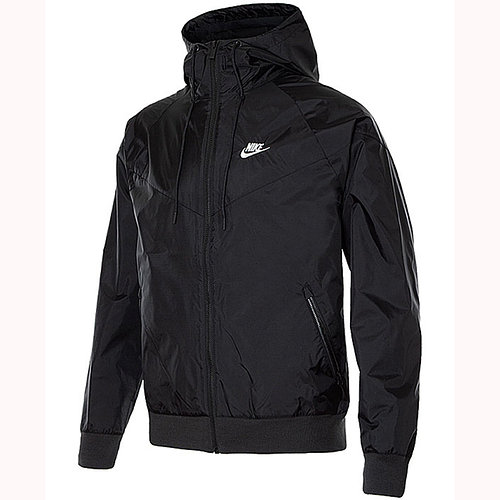 Ветровка мужская Nike с капюшоном черная M NSW SCE WR JKT HD