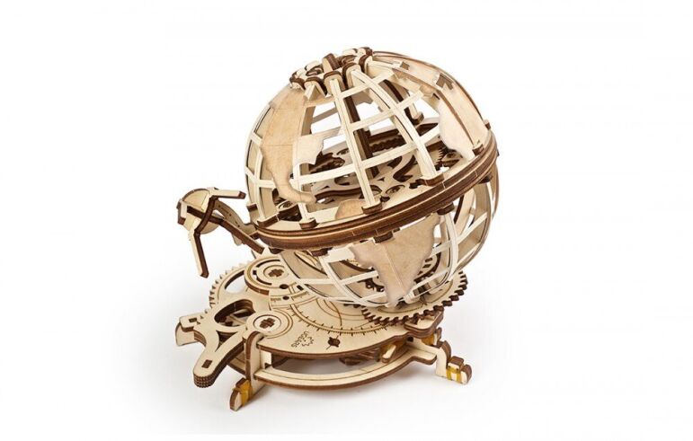 Механический 3D пазл UGEARS Глобус (70128)