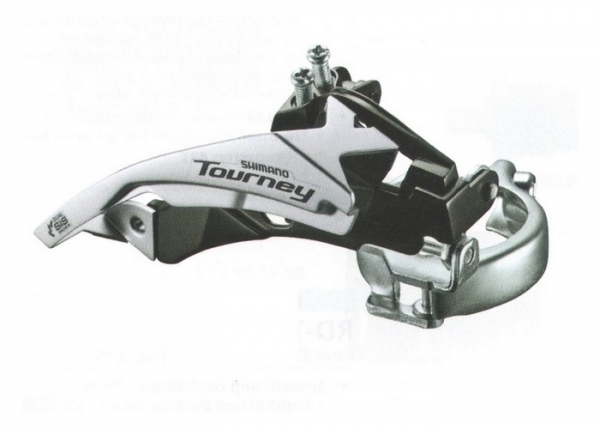 Переключатель передний FD-TY500 34,9 мм, ун. тяга