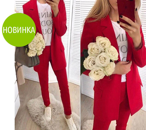 Модный женский костюм брючный "Romano"