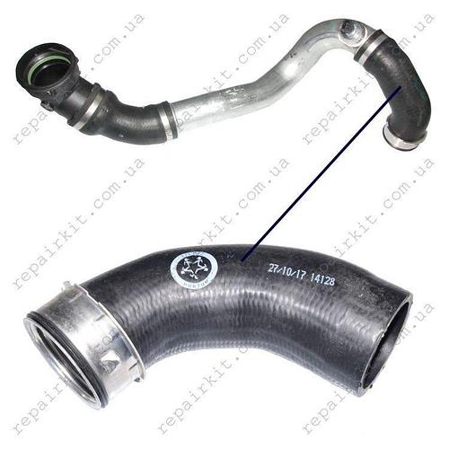 Патрубок турбонаддува нижний BMW E46 11617799398