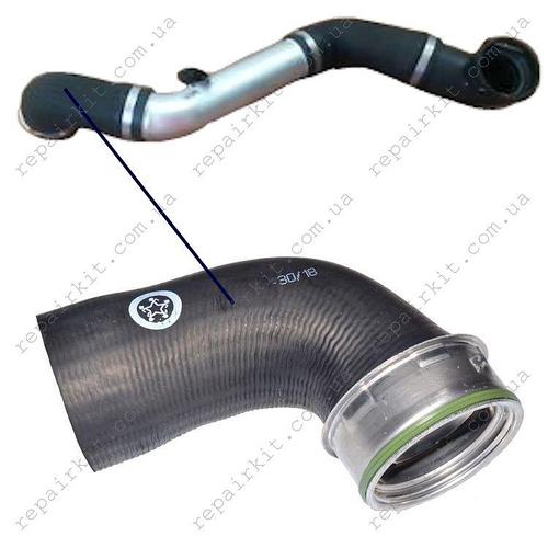 Патрубок турбонаддува нижний BMW E83 11613415784